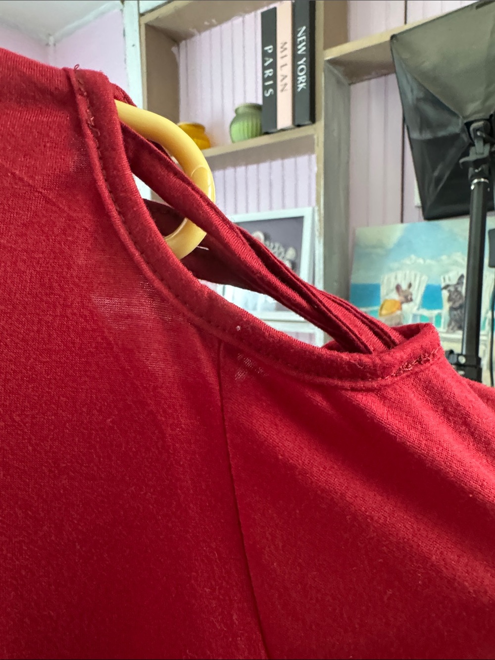 Faith.Hope.Love Cold Shoulder Tee Size XL - Picture 5 of 6
